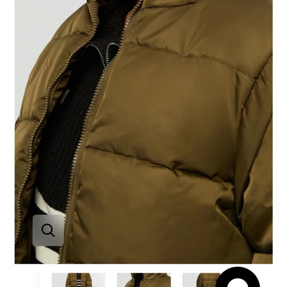 WeWoreWhat Zip off Sleeve Puffer Jacket NWT - Picture 3 of 6